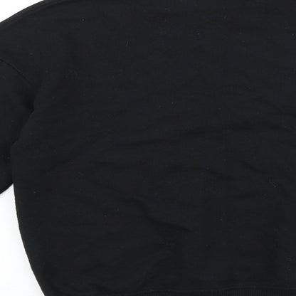 Primark Womens Black Cotton Pullover Sweatshirt Size 2XS Pullover - We're All One with the Earth
