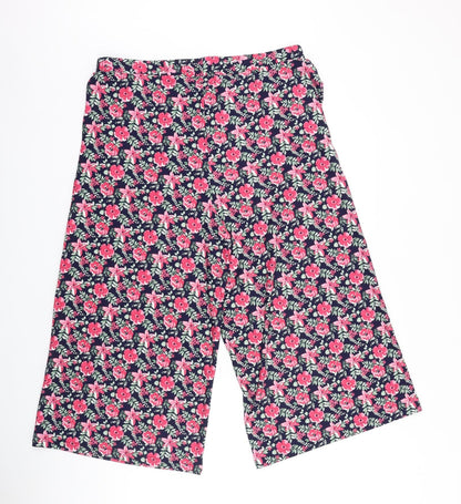 Bodyprints Womens Multicoloured Floral Cotton Trousers Size L L21 in Regular