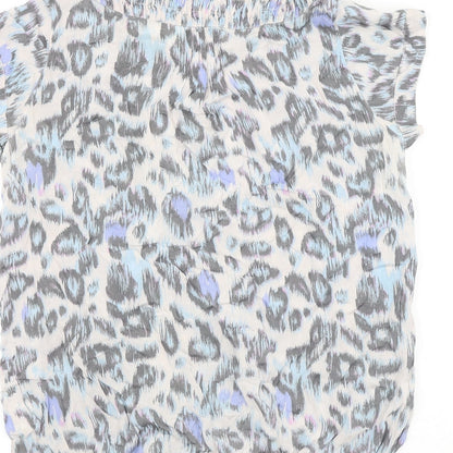 Womens UK Size 14 River Island Multicoloured Basic Blouse
