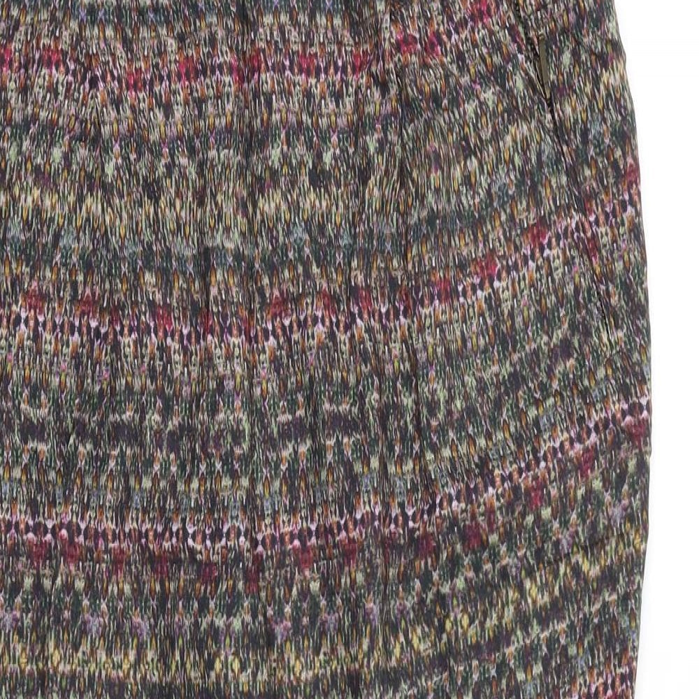 Womens UK Size L Zara Regular Fit  Multicoloured Trousers