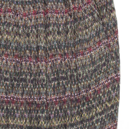 Womens UK Size L Zara Regular Fit  Multicoloured Trousers