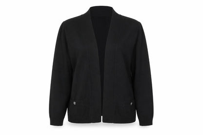Womens UK Size M Wallis Black Cardigan Jumper
