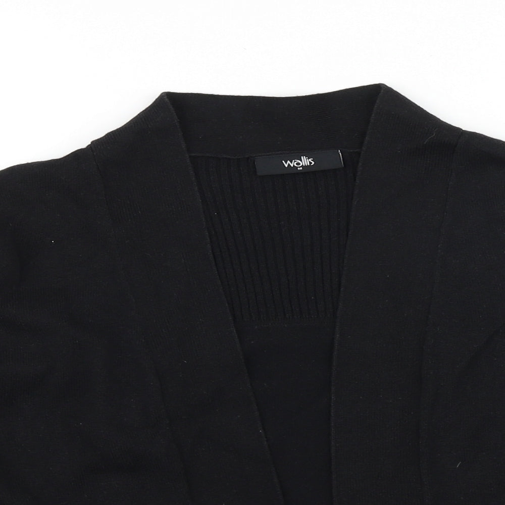 Womens UK Size M Wallis Black Cardigan Jumper