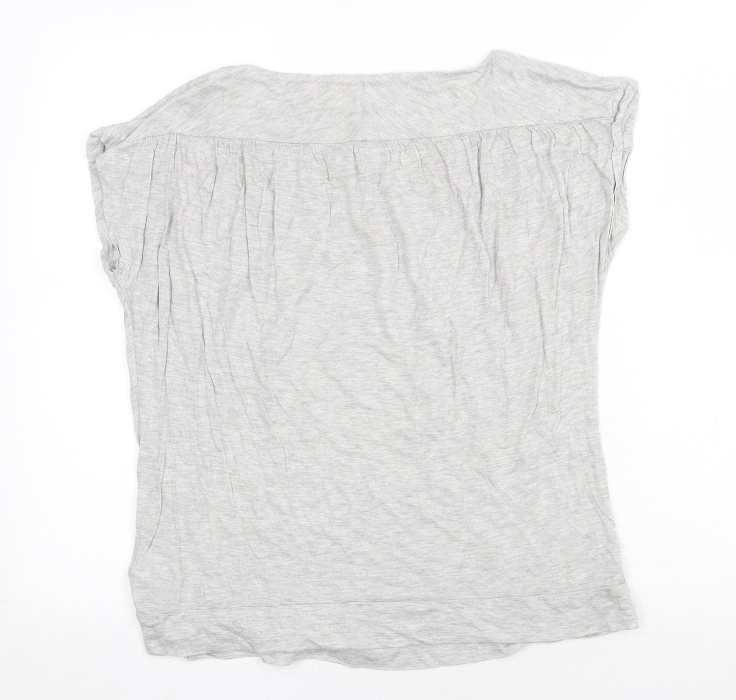 Womens UK Size 12 Marks and Spencer Grey Basic Blouse