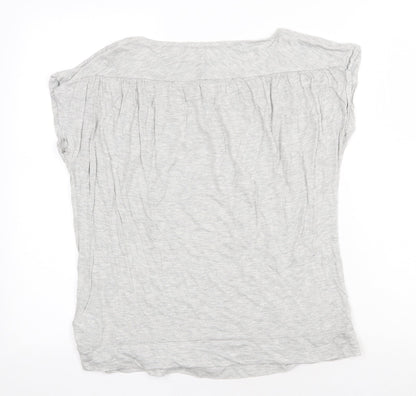Womens UK Size 12 Marks and Spencer Grey Basic Blouse