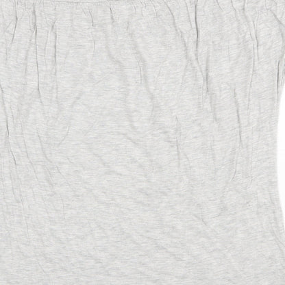 Womens UK Size 12 Marks and Spencer Grey Basic Blouse