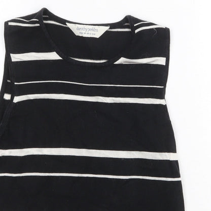 Womens UK Size 12 Dorothy Perkins Black Vest Jumper