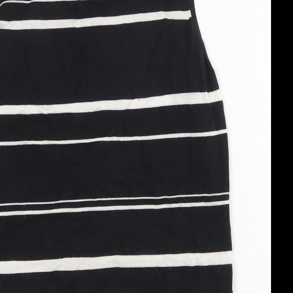 Womens UK Size 12 Dorothy Perkins Black Vest Jumper