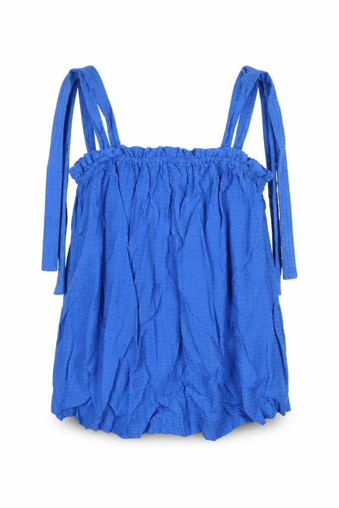 Womens UK Size M H&M Blue Basic Tank