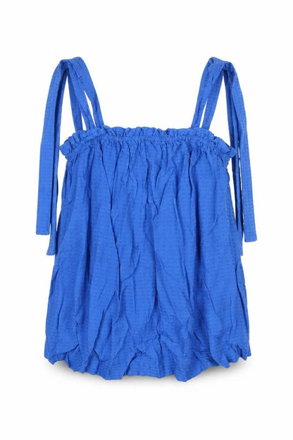 Womens UK Size M H&M Blue Basic Tank
