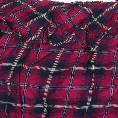 Womens UK Size M Stradivarius Purple Basic Blouse