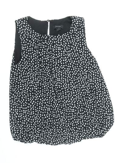Womens UK Size 10 Atmosphere Black Basic Blouse