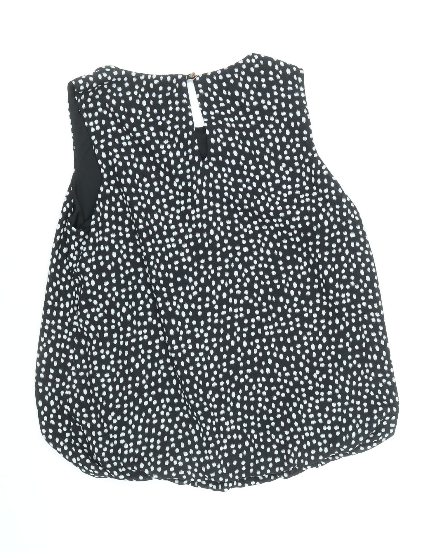 Womens UK Size 10 Atmosphere Black Basic Blouse
