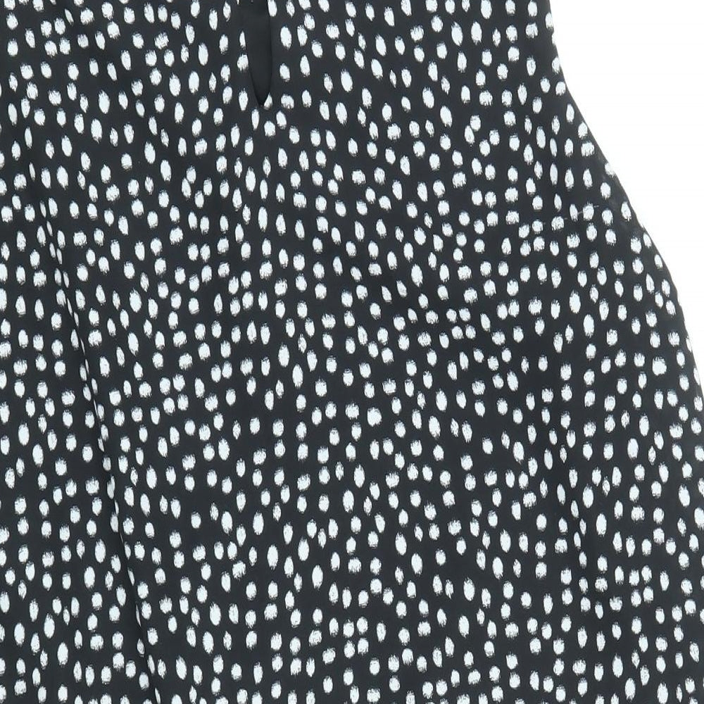 Womens UK Size 10 Atmosphere Black Basic Blouse
