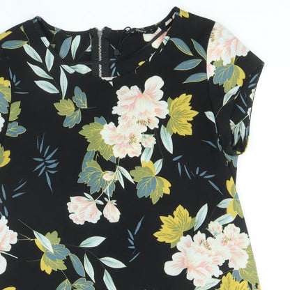 Womens UK Size 6 Only Black Basic Blouse