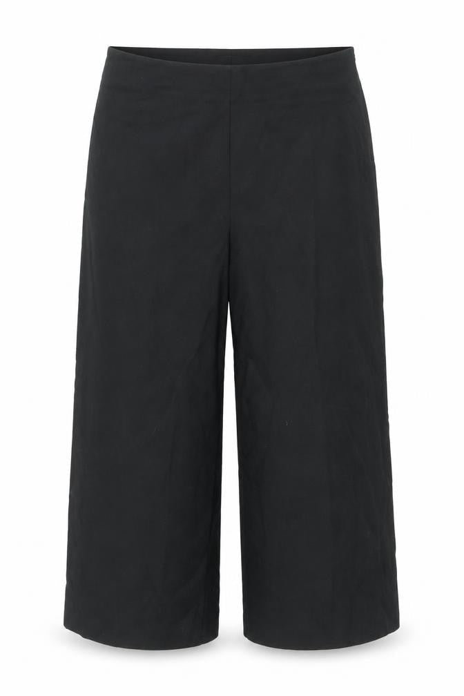 Womens UK Size 8 Miss Selfridge Regular Fit Capri Black Trousers