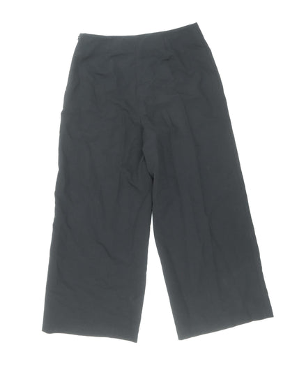 Womens UK Size 8 Miss Selfridge Regular Fit Capri Black Trousers