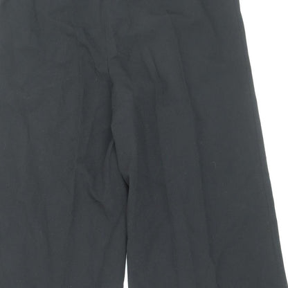 Womens UK Size 8 Miss Selfridge Regular Fit Capri Black Trousers