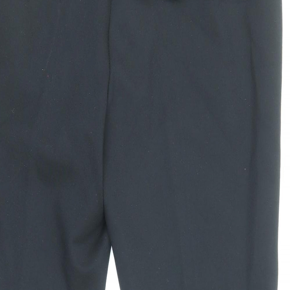 Womens UK Size 14 Marks and Spencer Regular Fit Capri Black Trousers