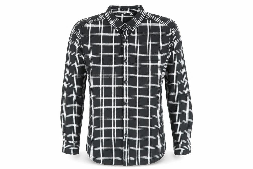Mens UK Size M ASOS Black  Button-Up Long Sleeve Casual Shirt