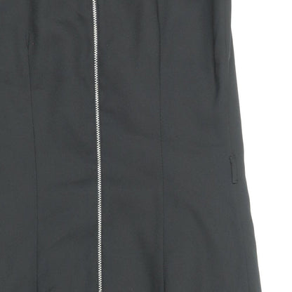 Alice & You Womens Black Polyester Pencil Dress Size 12 Boat Neck Zip - Pleat Detail