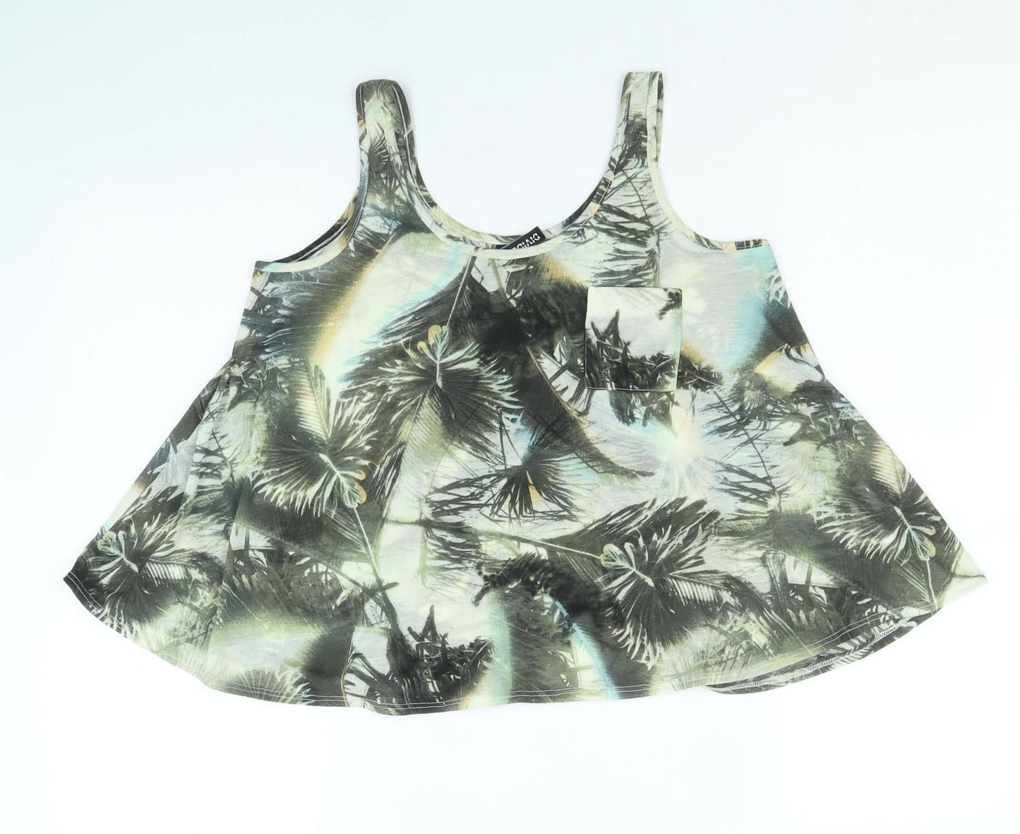 Womens UK Size 8 Divided by H&M Multicoloured Basic Tank