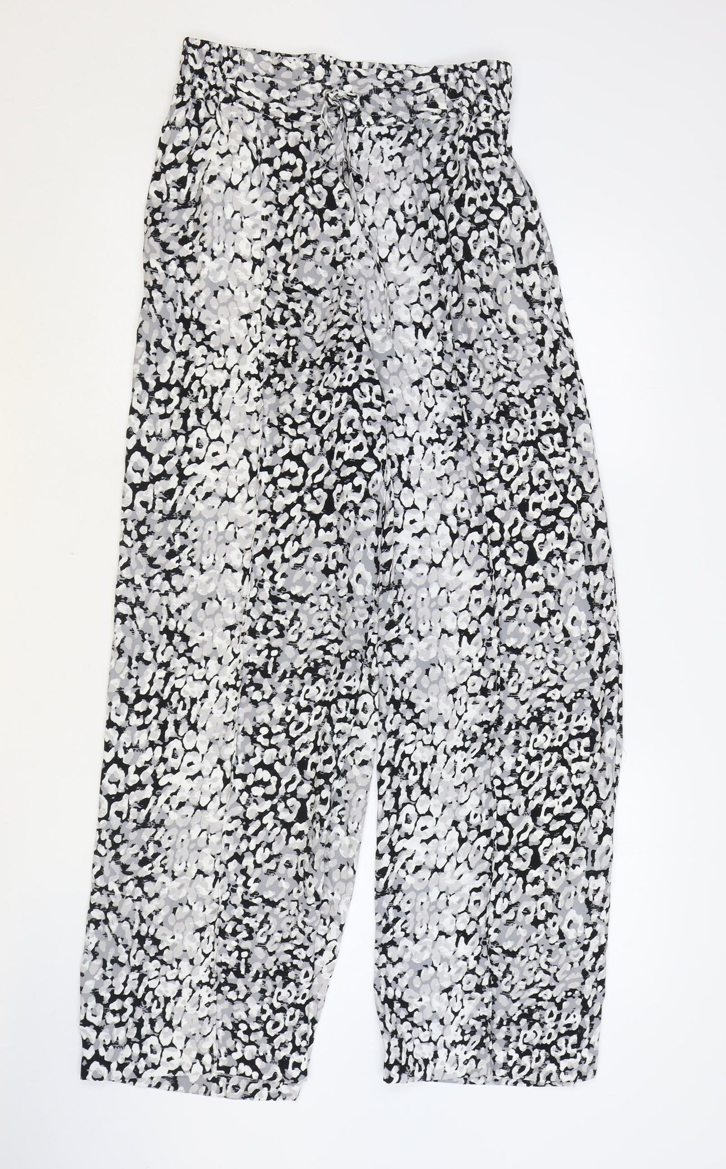 Womens UK Size 8 Marks and Spencer Regular Fit  Grey Trousers