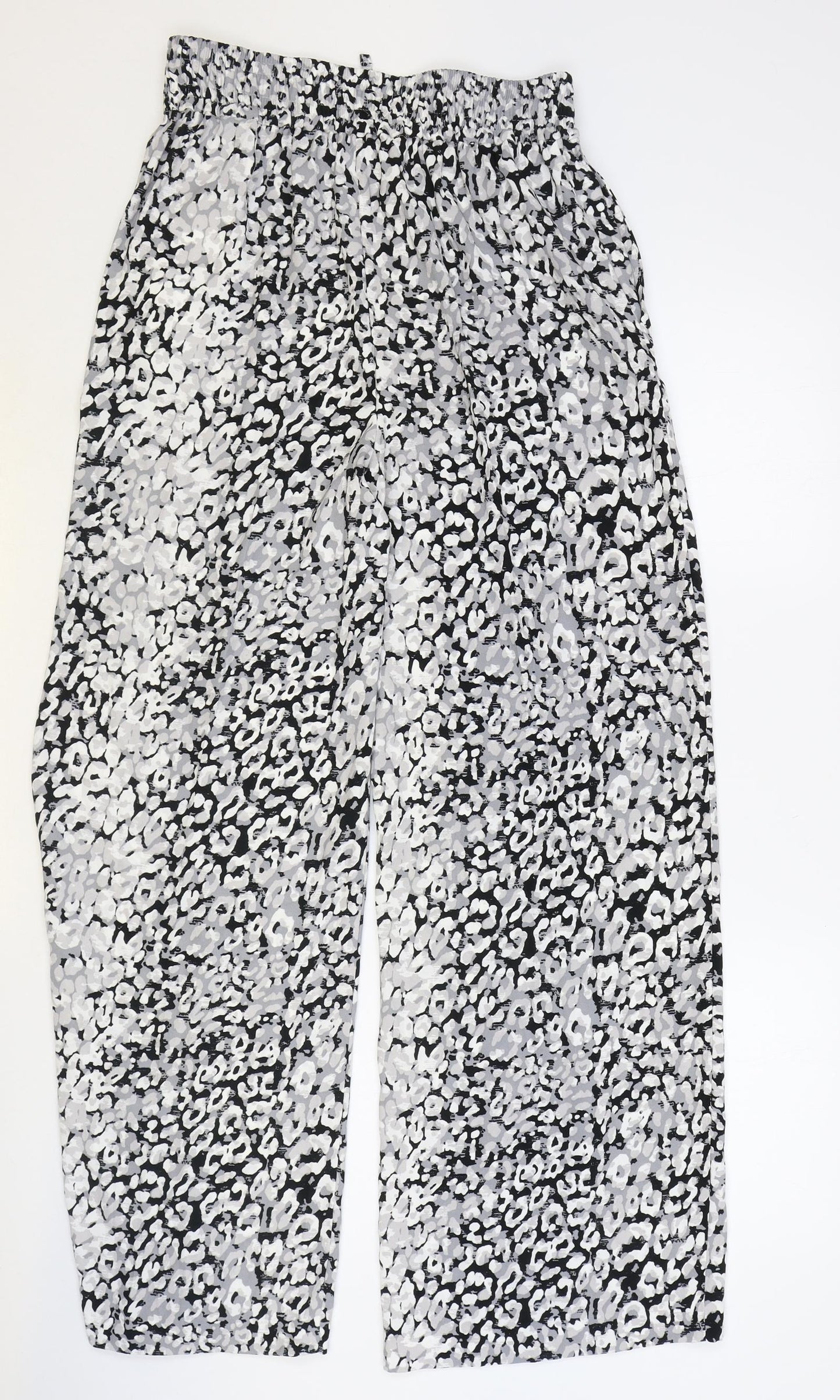 Womens UK Size 8 Marks and Spencer Regular Fit  Grey Trousers