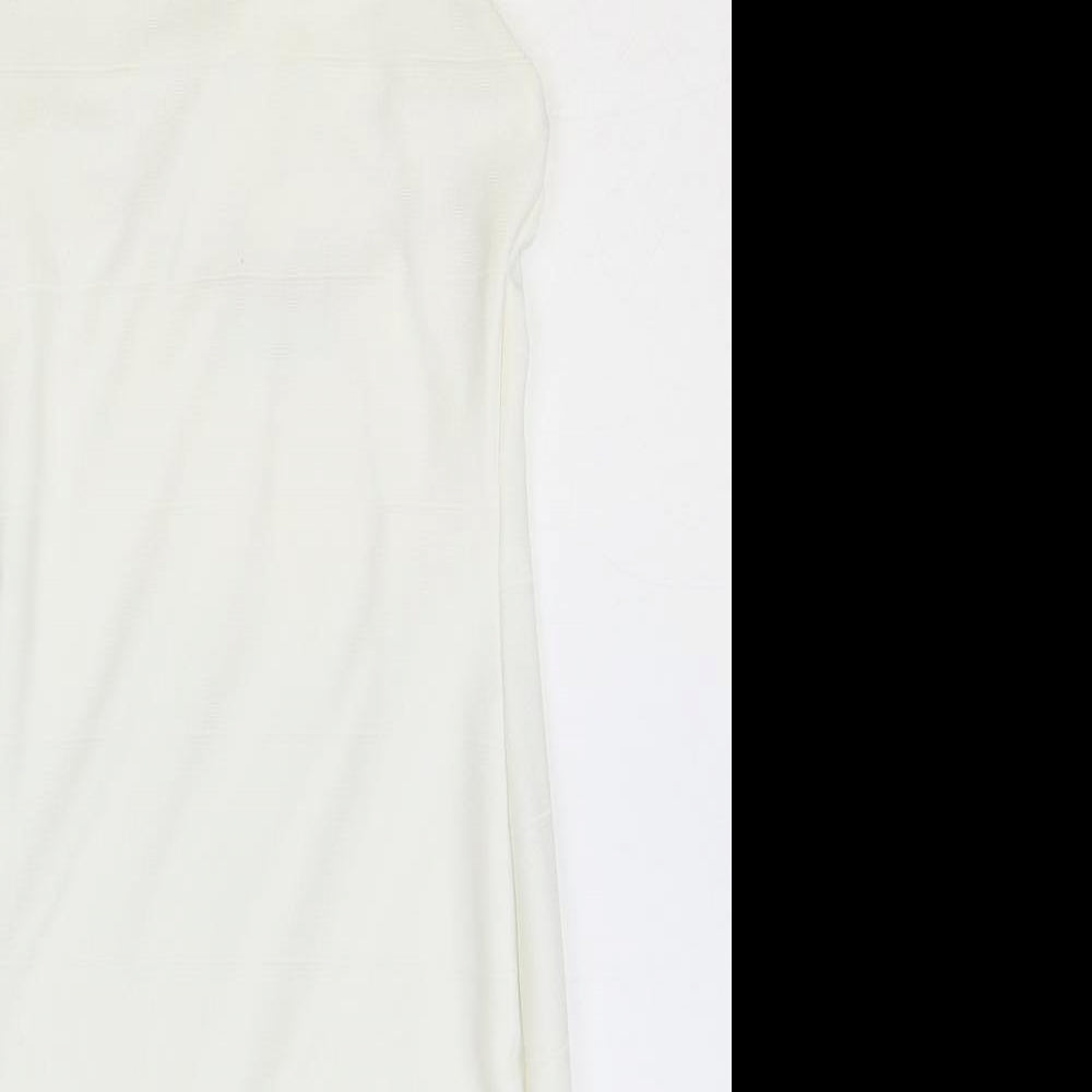 Misguided Womens Ivory Polyester Bodycon Size 6 Halter Pullover