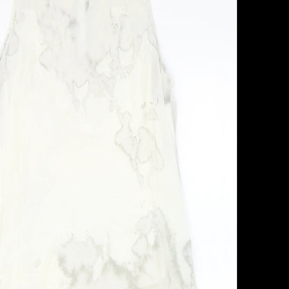 Womens UK Size 12 H&M Ivory Basic Tank