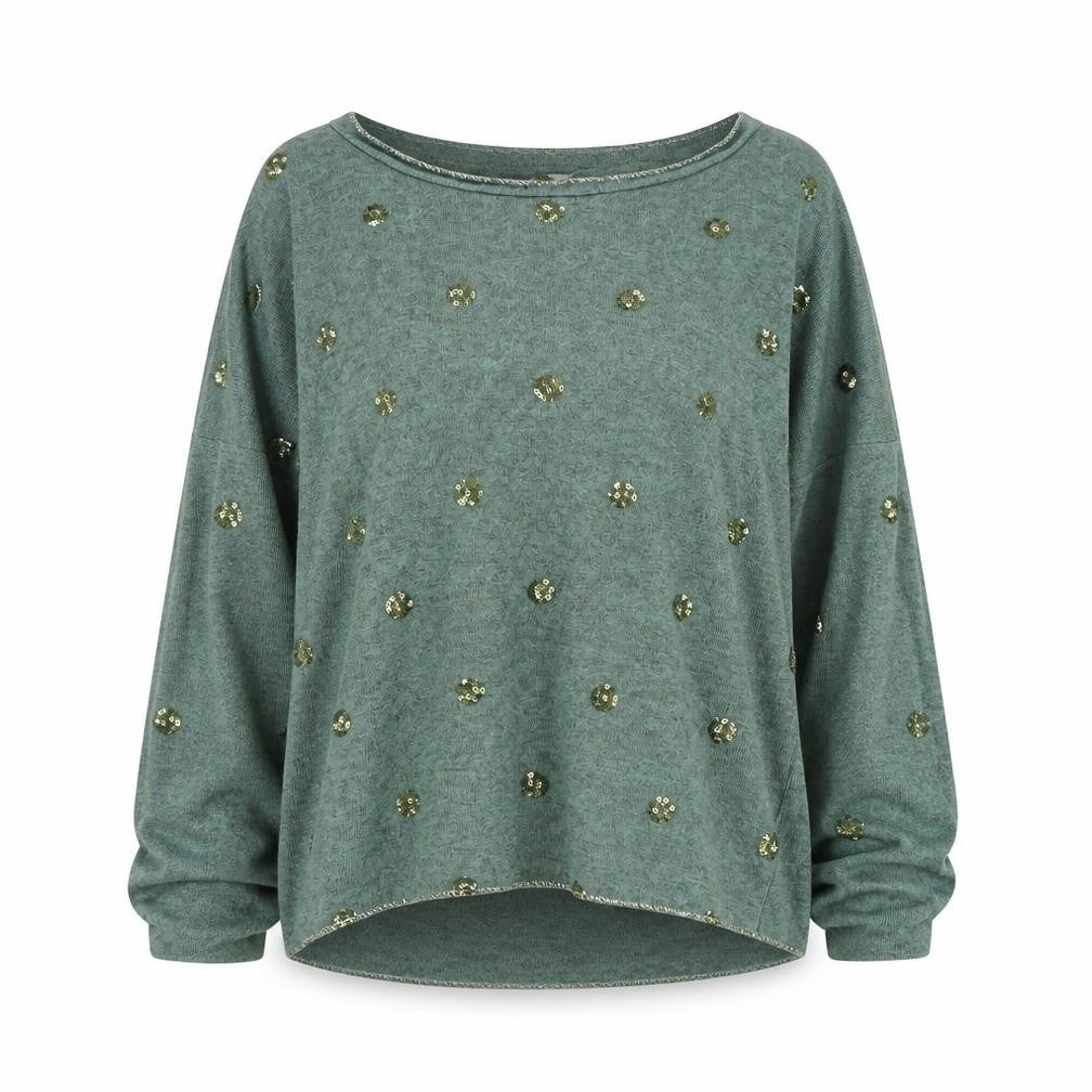 Womens UK Size M New Collection Green Basic Blouse