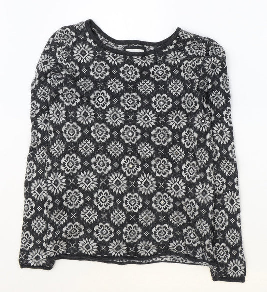 Womens UK Size S H&M Grey Pullover Jumper