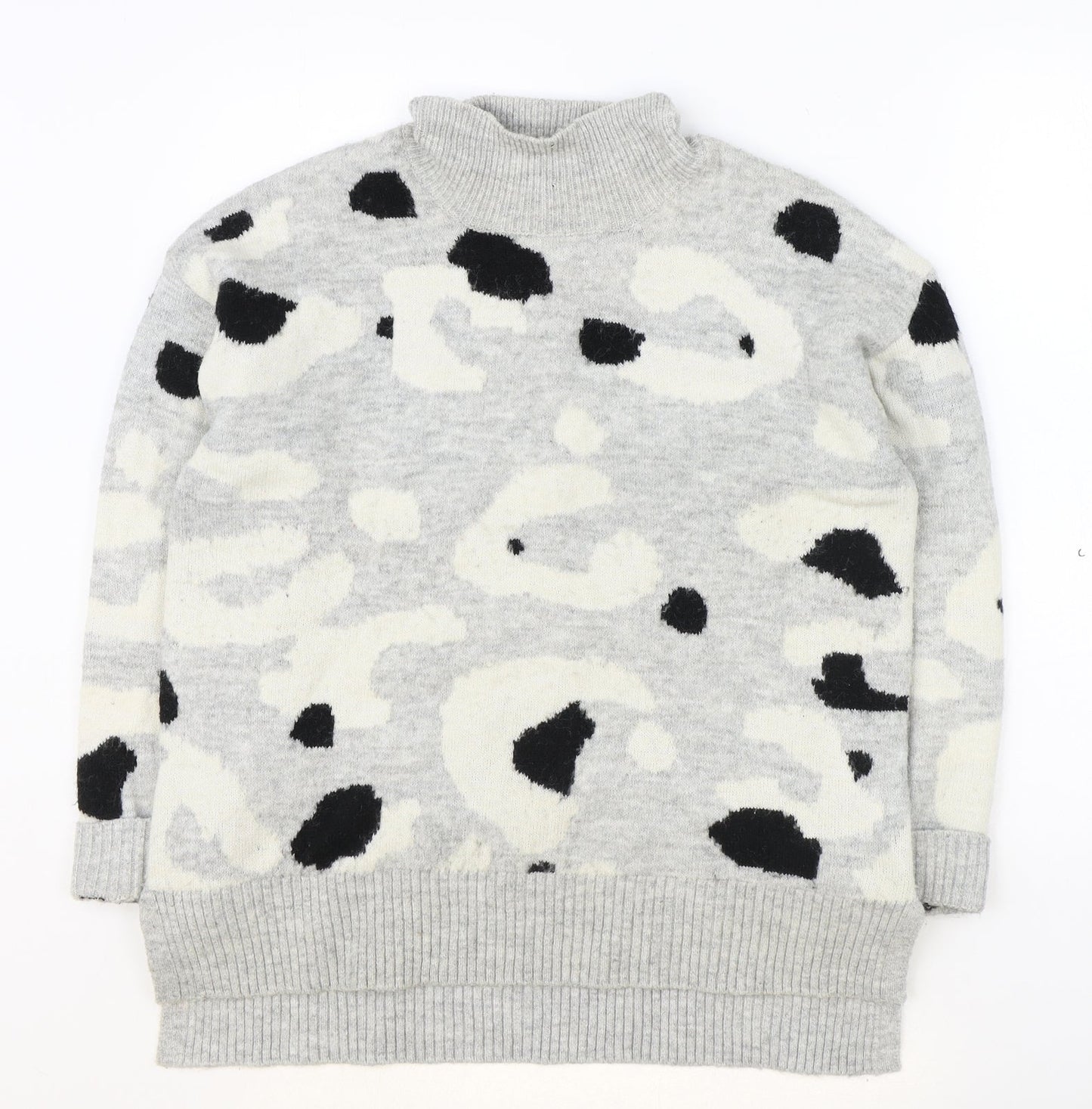 Womens UK Size M Marks and Spencer Grey Pullover Jumper