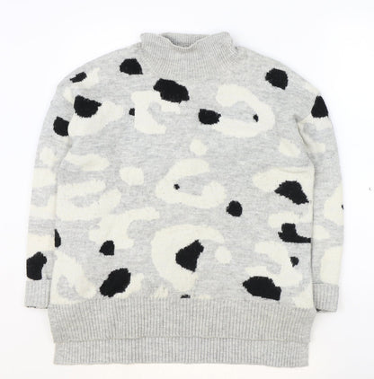 Womens UK Size M Marks and Spencer Grey Pullover Jumper