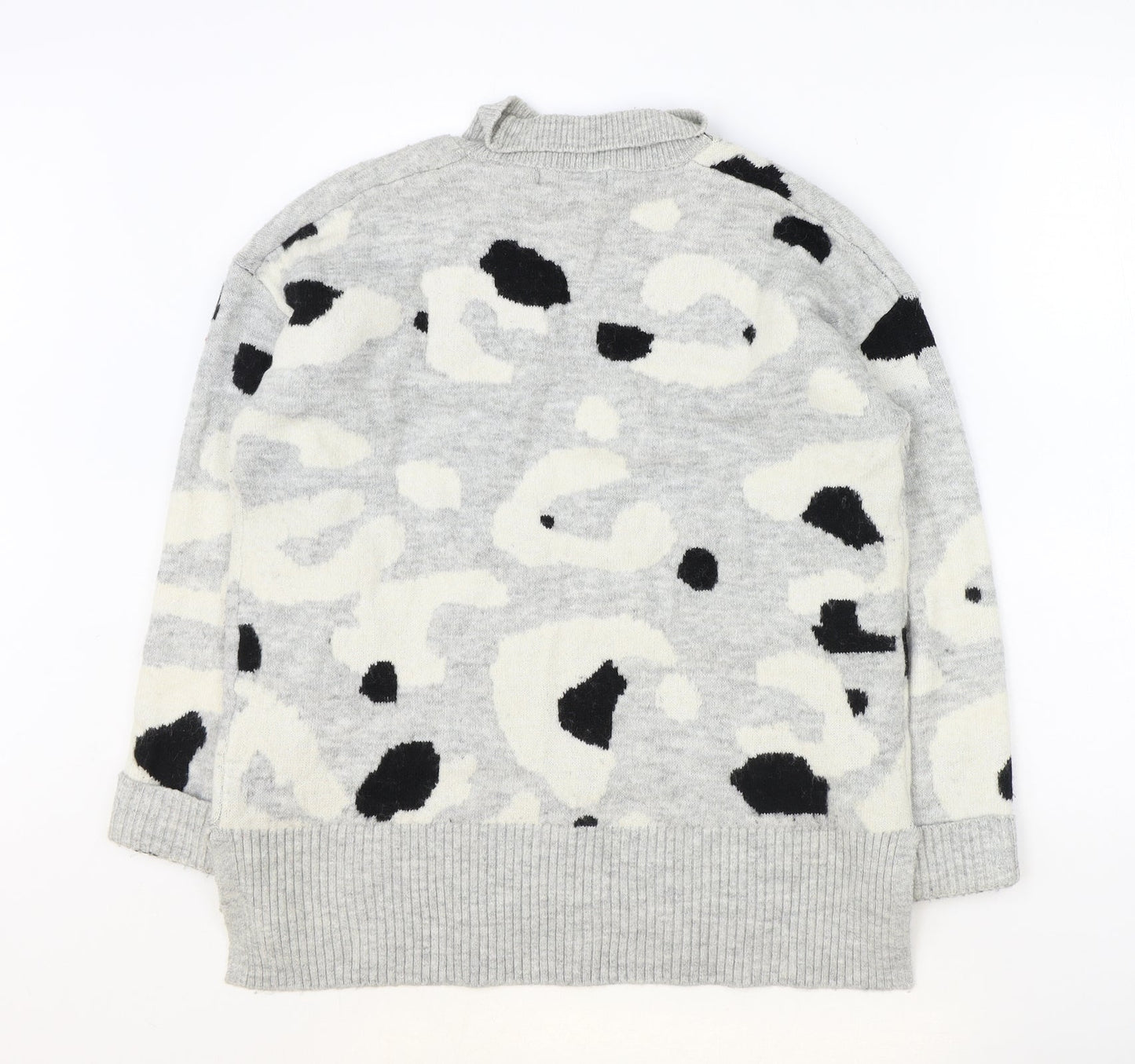 Womens UK Size M Marks and Spencer Grey Pullover Jumper