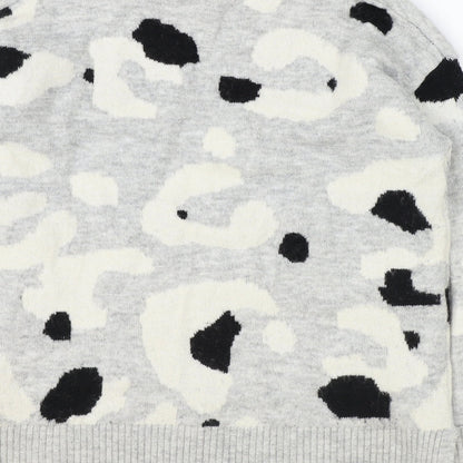 Womens UK Size M Marks and Spencer Grey Pullover Jumper