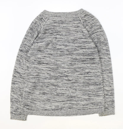 Womens UK Size S fransa Grey Pullover Jumper