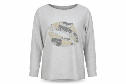 Womens UK Size S QED London Grey Basic Blouse