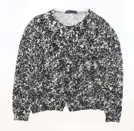 Womens UK Size 12 Marks and Spencer Black Cardigan Jumper