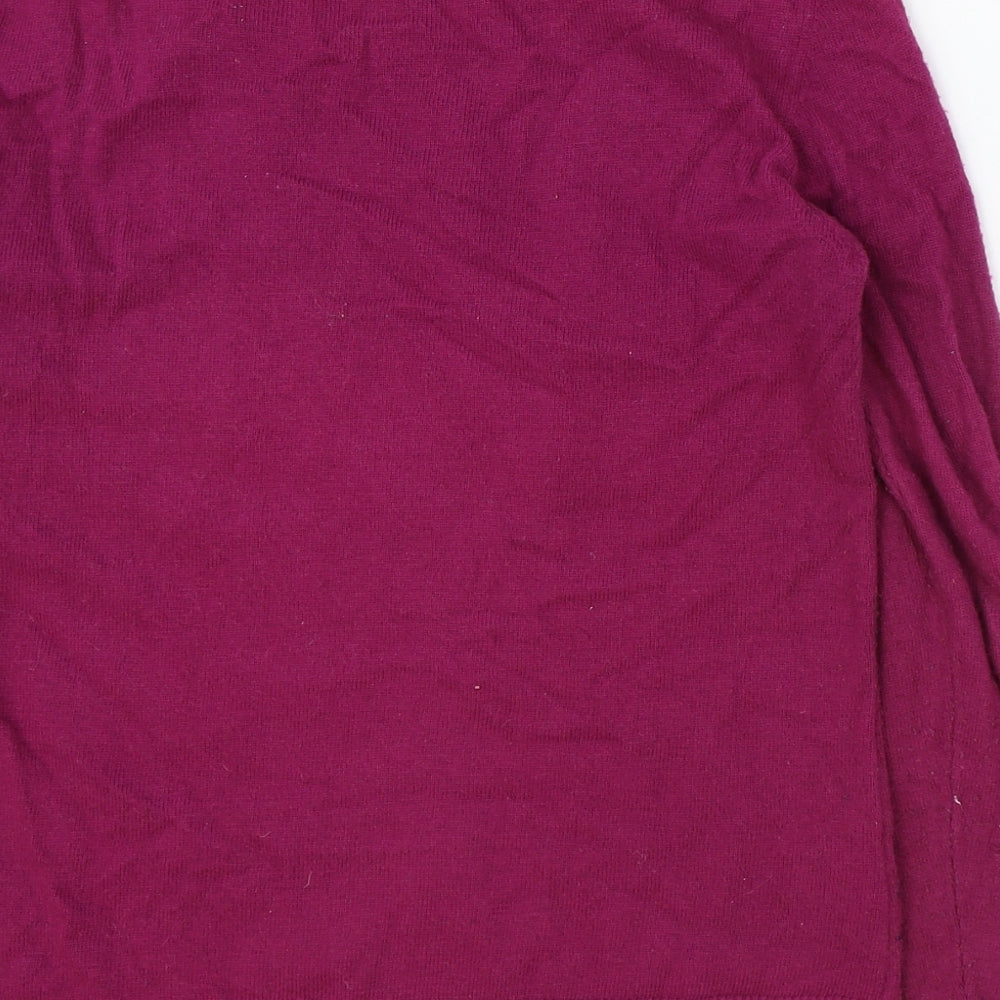 Womens UK Size S CC Purple Pullover Jumper