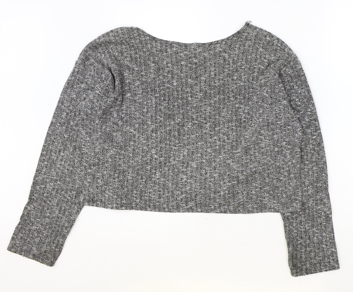 Womens UK Size 8 Topshop Grey Pullover Jumper