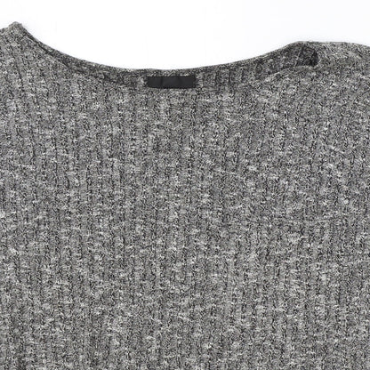 Womens UK Size 8 Topshop Grey Pullover Jumper
