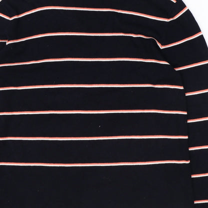 Womens UK Size S Therapy Blue Basic T-Shirt