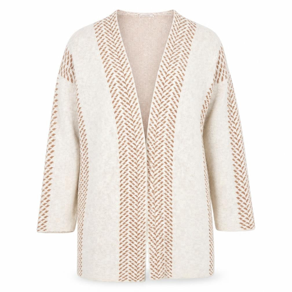 Womens UK Size 12 TU Beige Wrap Jumper