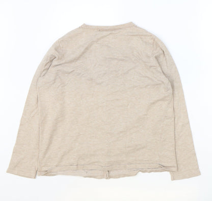Womens UK Size M Bonmarché Brown Cardigan Jumper