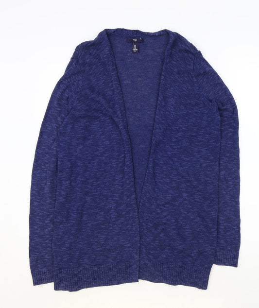 Gap Womens Blue V-Neck Cotton Wrap Jumper Size M