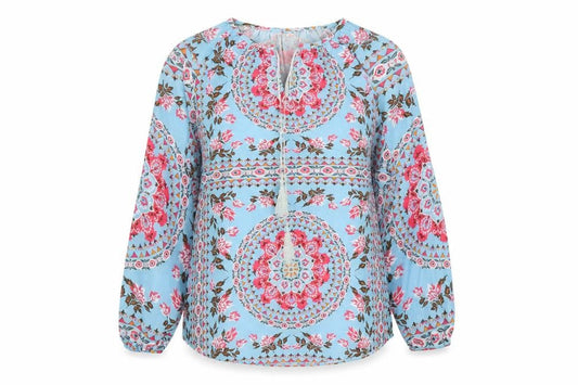 Womens UK Size M SheIn Blue Basic Blouse