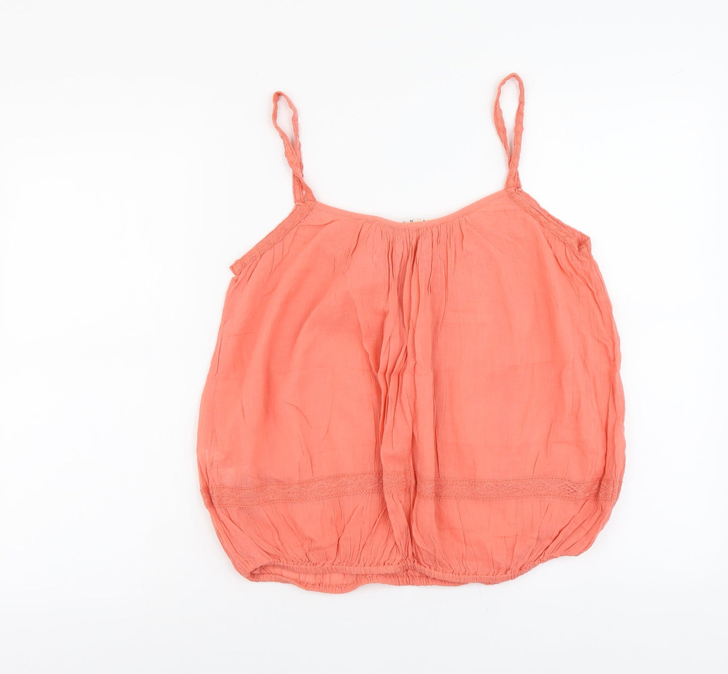Womens UK Size 10 River Island Orange Camisole Tank