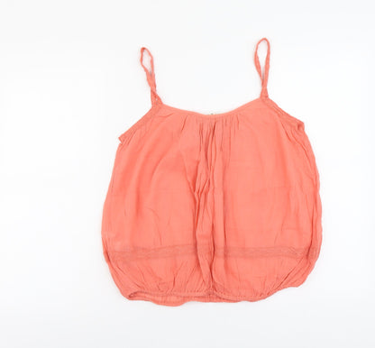 Womens UK Size 10 River Island Orange Camisole Tank