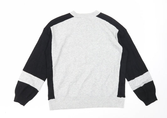 Womens UK Size M Marks and Spencer Grey Pullover Jumper